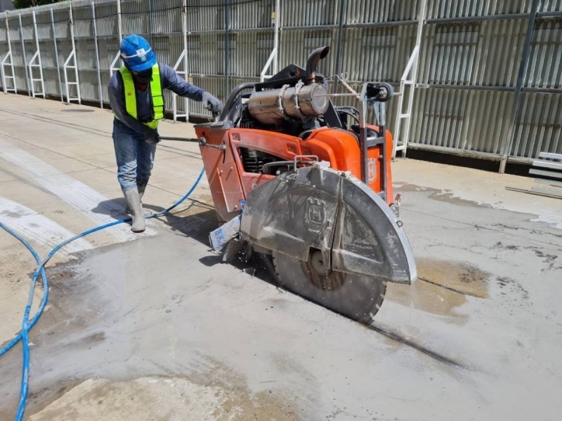 งานตัดพื้นคอนกรีต